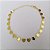 Pulseira corações folheada no ouro 18k - Imagem 1