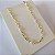 Gargantilha Cartier com pérolas folheado a ouro 18k - Imagem 1
