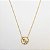 Colar signo capricórnio folheado a ouro 18k - Imagem 1
