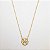 Colar signo peixes folheado a ouro 18k - Imagem 1