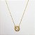 Colar signo câncer folheado a ouro 18k - Imagem 1