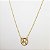 Colar signo leão folheado a ouro 18k - Imagem 1