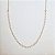 Colar choker com pérolas folheado a ouro 18k - Imagem 1
