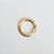 Piercing fake liso P folheado a ouro18k - Imagem 1