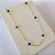 Colar choker com pedras pretas folheado a ouro 18k - Imagem 1