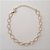 Pulseira elos trabalhados folheada a ouro 18k - Imagem 1