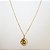 Colar olho grego folheado a ouro18k - Imagem 1