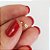 Piercing com zircônia folheado a ouro 18k - Imagem 1