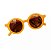 Óculos de Sol Redondo Infantil Amarelo - Imagem 1