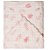 Toalha de Banho Soft Bamboo com Capuz Folhagem Rosa - Mami - Imagem 1