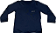 Camiseta Manga Longa Termico Ultra Basics Azul Marinho - Imagem 1