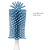Escova de Mamadeira Silicone Azul - Imagem 2