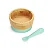 Tigela com Ventosa e Colher de Bambu - Munchkin - Imagem 1