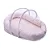 Ninho Comfort Baby com Mosquiteiro 79cm x 50cm Chevron Rosa - Imagem 1