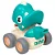 Brinquedo Carrinho Dino com Fricção e Apito Verde Escuro - Buba - Imagem 2