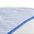 Toalha de Banho com Fralda Super Soft com Capuz Listrado Azul - Imagem 2