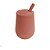 KIt Mini Copo De Treinamento Com Canudo Terracota - Imagem 1
