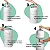 Lixeira 3 em 1 Anti Odor Branca - Imagem 4
