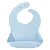 Babador em Silicone com Cata Migalhas Mineral Blue - Minikoioi - Imagem 1