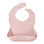 Babador em Silicone com Cata Migalhas Pinky Pink - Minikoioi - Imagem 1