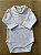 Body Branco Gola Bordada Nude - Imagem 1