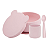 Conjunto de Alimentação em Silicone BLW Set I Pinky Pink - Minikoioi - Imagem 1