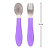 Kit Talheres Bubazoo Roxo – Buba - Imagem 3