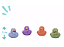 Bichinhos de Banho Patos Termosensíveis - Clingo - Imagem 1