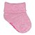 Meia Lisa 00-15 Feminino Rosa com Vira - Pimpolho - Imagem 1