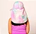 Chapéu 2 em 1 Gatinha Sereia (52-56cm) - Marckids - Imagem 2