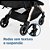 Carrinho de Bebê Maxi Cosi - Eva³ Black Champagne - Imagem 4