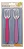 Kit com 2 Colheres de Silicone Flexível Rosa - Kababy - Imagem 1