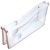 Banheira Portátil Dobrável Transparente Rosa - Buba - Imagem 2