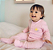 Macacão Magnético Rosa Bebê Sunshine - Imagem 1