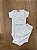 Conjunto de Pima Body Manga Curta e Calça Off White - Imagem 1