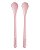 Kit com 2 Colheres de Silicone Brighty Pink - Kikkaboo - Imagem 1