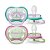 Chupeta Ultra Air 0-6m Night Time Verde e Rosa SCF376/19 - Avent - Imagem 1