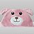 Toalha de Banho com Capuz Cão Rosa Bebê - Imagem 1