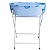 Banheira Flap Azul Plus com Suporte - Imagem 2