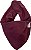 Babador Bandana Vinho - Total Baby Store - Imagem 1