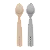 Colheres em Silicone Scooper Bubble Beige/Powder Grey - Minikoioi - Imagem 1