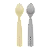 Colheres em Silicone Scooper Mellow Yellow/Powder Grey - Minikoioi - Imagem 1
