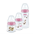 Kit Mamadeira Anticólica 90ml, 150ml e 300ml NUK - Rosa - Imagem 2