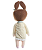 Boneca Angela Chocolate 33 cm - Imagem 3