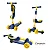 Patinete Blaster Infantil com Assento e Luz de Led - Kababy - Imagem 2