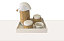 Kit de Higiene Bambu com Branco - Imagem 1