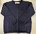 Casaco Tricot Azul Marinho - Imagem 1