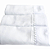 Conjunto 3 Fraldas para Bebê Cremer Luxo Barrado Blanche Matelassado - Imagem 3