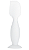 Espátula de Silicone Branca Pequena - Imagem 1
