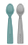Colheres em Silicone Scooper River Green/Powder Grey - Minikoioi - Imagem 1
